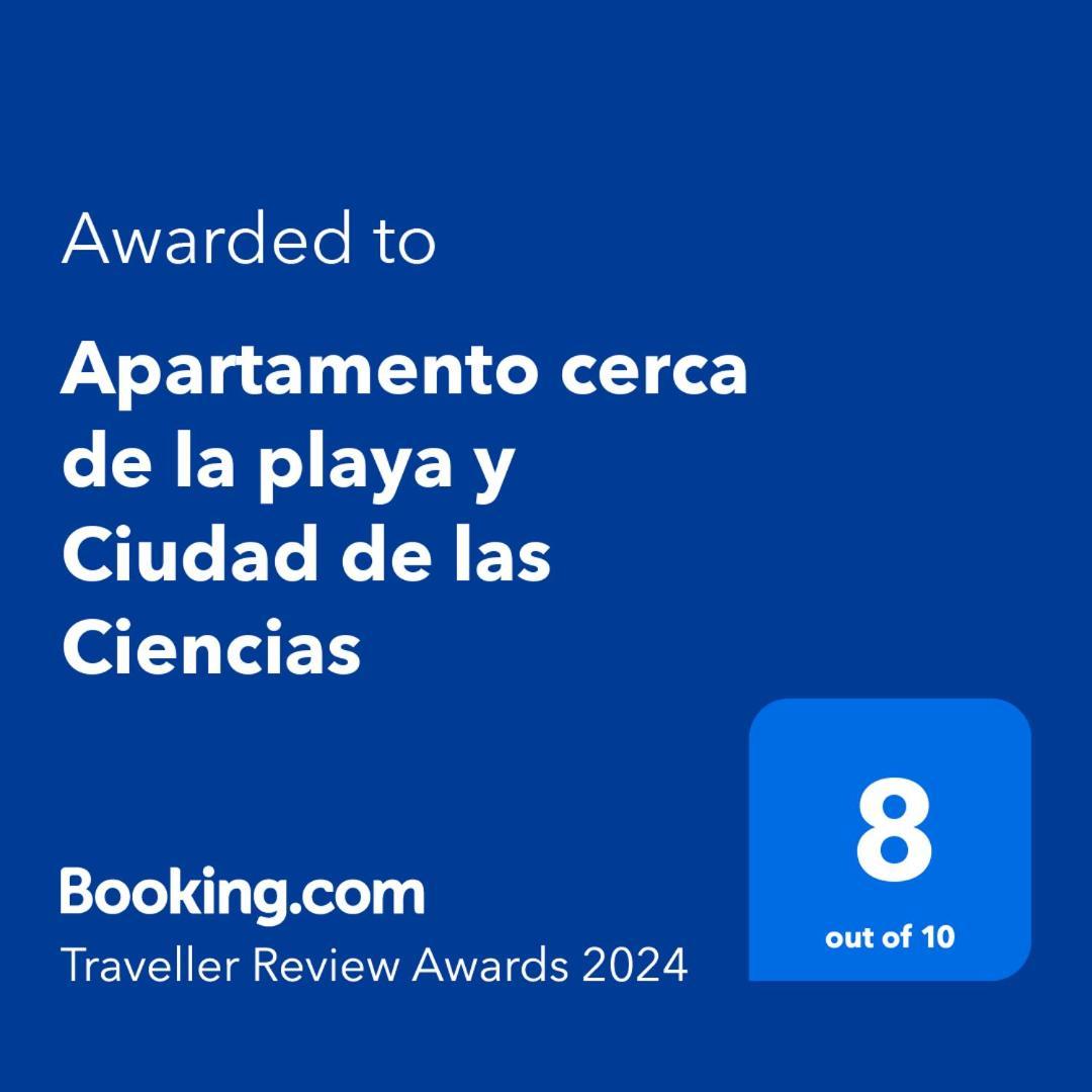 Apartamento Cerca De La Playa Y Ciudad De Las Ciencias Валенсія Екстер'єр фото